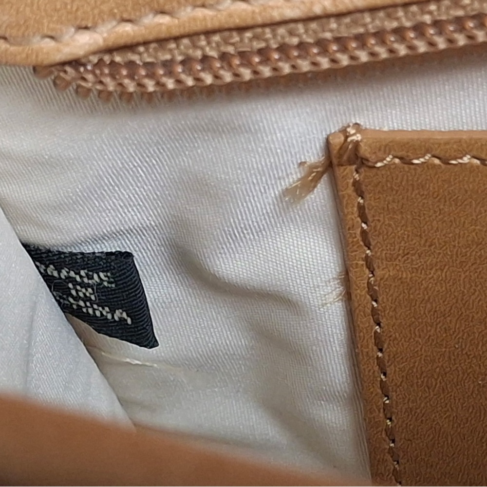 Cole Haan Tan Leather Women's Shoulder Bag Vintage - Picture 11 of 16
